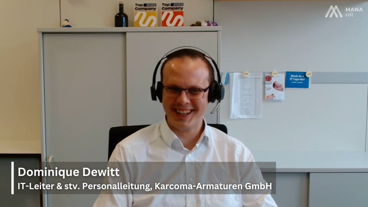 Customer interview with Dominique Dewitt, Karcoma-Armaturen GmbH